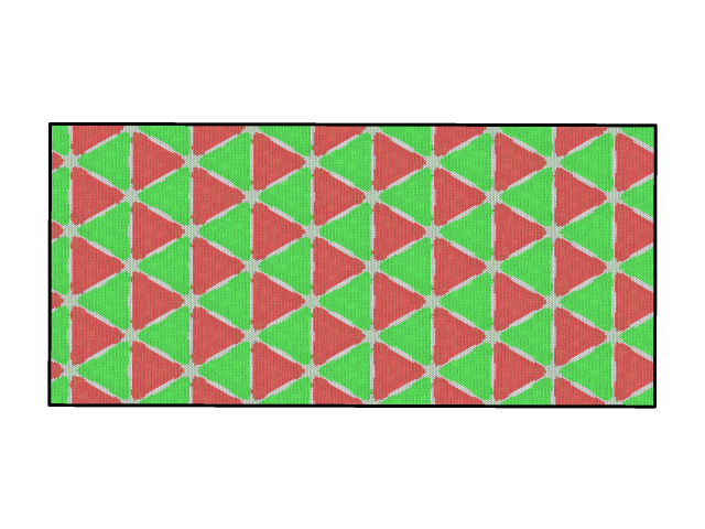 interface structure for bicrystal model